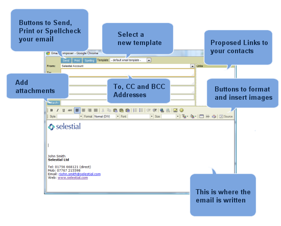 Email Composer Window