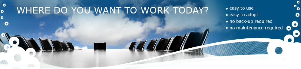 Where do you want to work today?