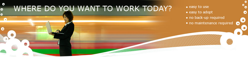 Where do you want to work today?
