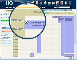 email screen