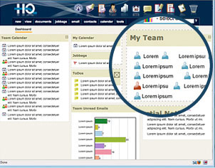 email screen