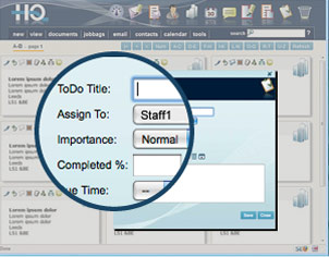 email screen
